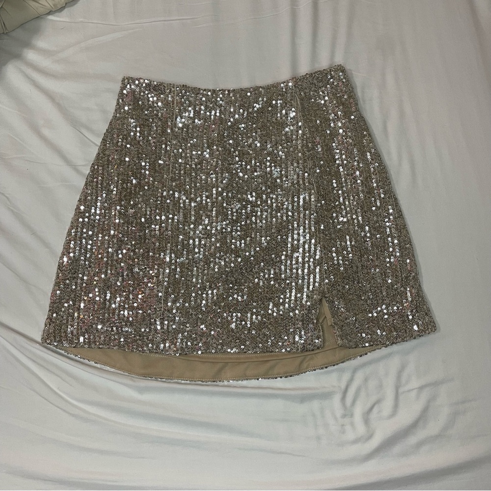 Sequin Mini Skirt Size Medium